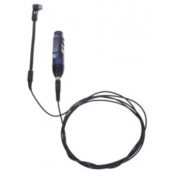 Micrófono Cuello De Ganso Usb Mk-100 Soporte Jack 3.5mm Color Negro